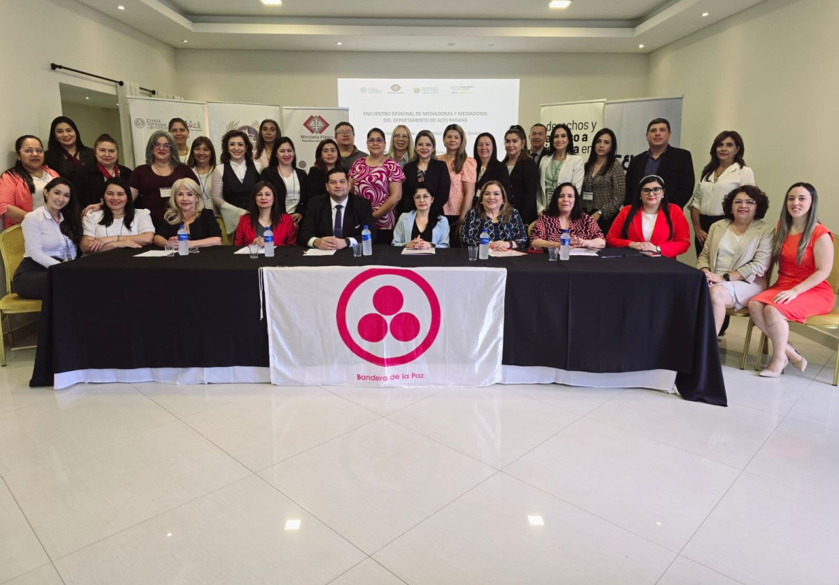 Encuentro Regional de Mediadores y Mediadoras en el Departamento de Alto Paraná